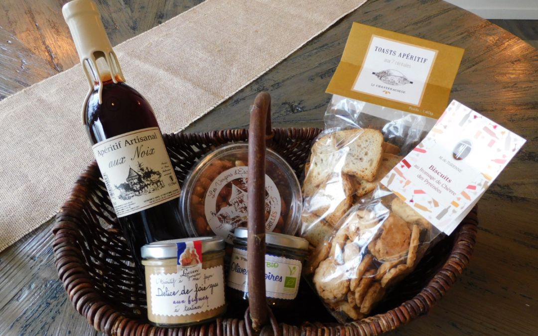 Découvrez le panier apéro lors de votre arrivée à la longère de chillac